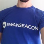 SwanseaCon budget t-shirt in Navy Blue